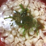 天かす大葉の味噌汁